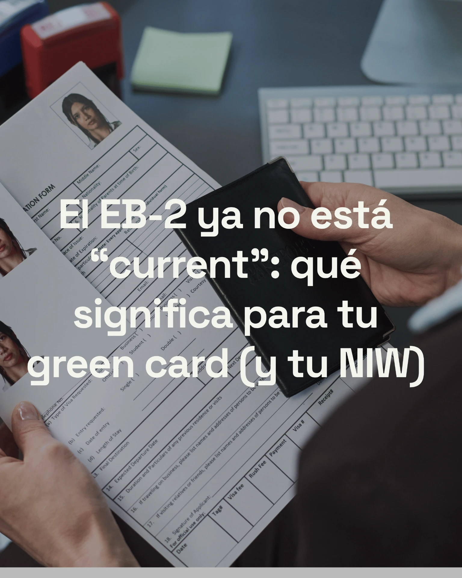 El EB-2 ya no está "current": qué significa para tu green card (y tu NIW)