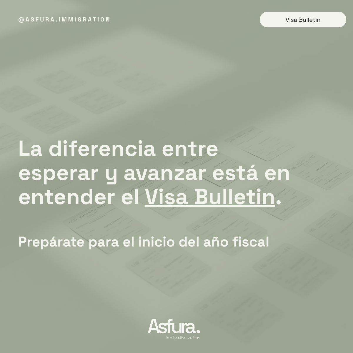 Visa Bulletin: qué es y por qué octubre puede ser clave para tu caso